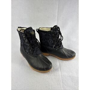 Pendleton Harding Heritage Duck Black Boots Insulated Woman Size 6